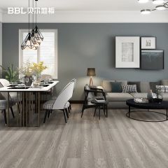 貝爾地板BZX206灰調記憶橡木多層實木地板15mm平面拉絲